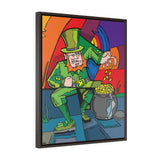 Leprechaun - Framed Canvas Print