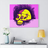 Pensive Skull - Canvas Print